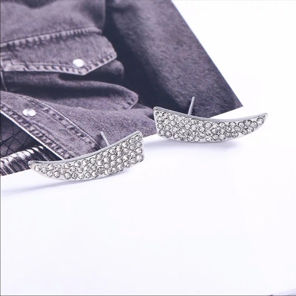 • Ambrose • Rhinestone Earrings - Picture 2 of 4